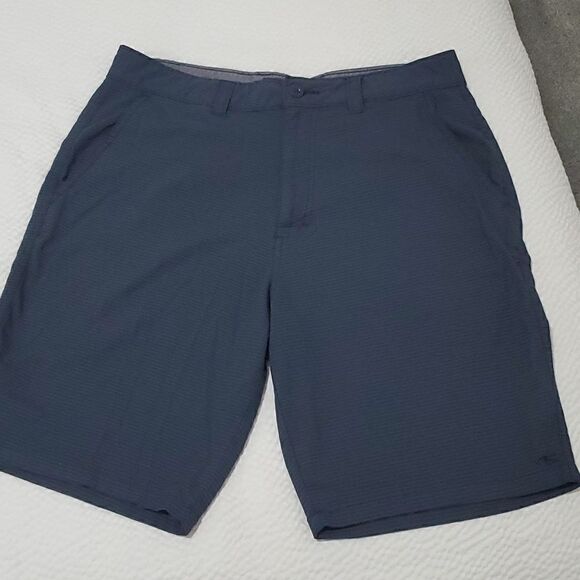 O'niell Mens Navy Stripe Performance Shorts, Size 34 - Picture 1 of 5